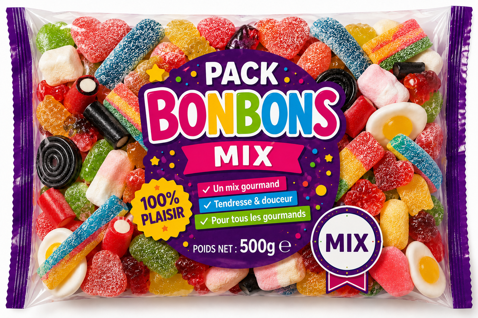 Pack Découvert Mix 500g