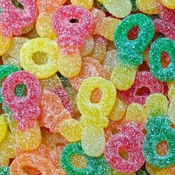 Tétines assorties fruités 100g