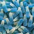 Bouteilles Framboise Bleue sucrées 100g